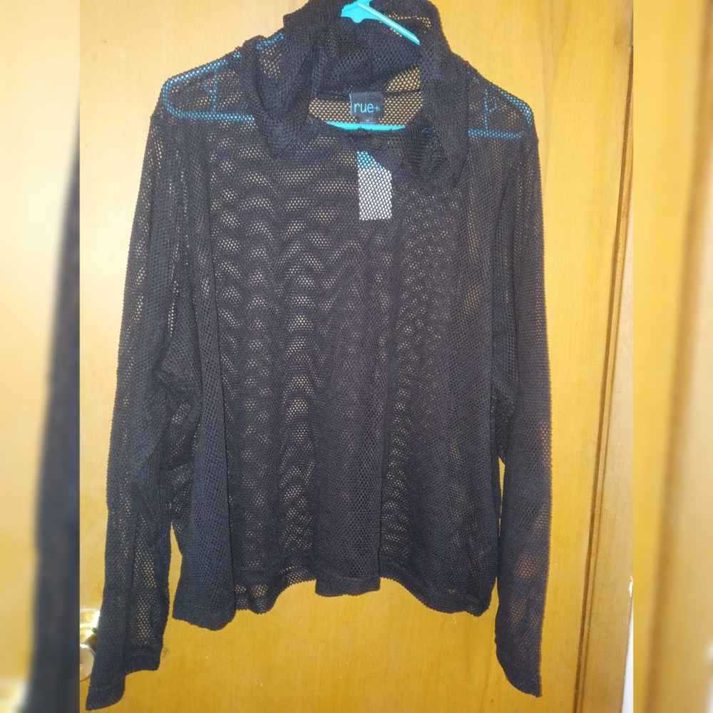 Rue 21 Mesh crop hoodie